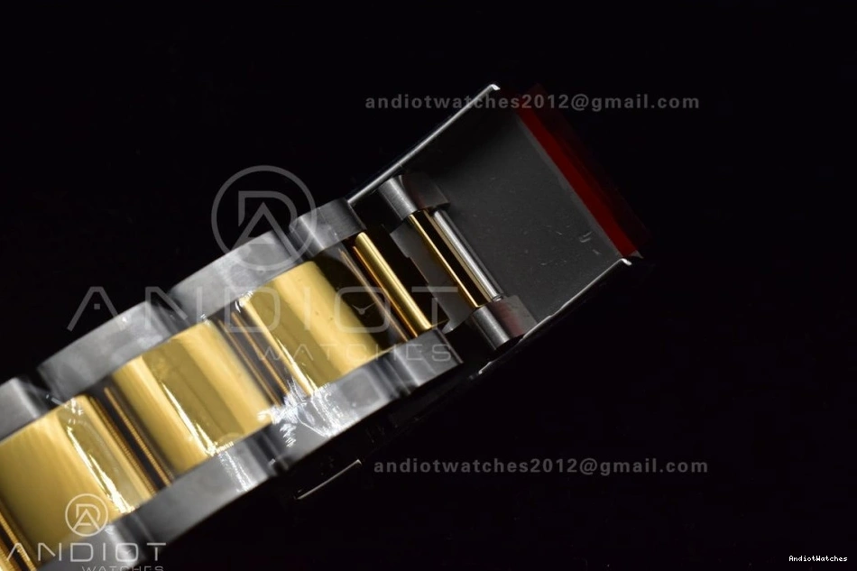 White 1:1 904L YG Dial DateJust 41 599 on VS ModernLook VSF Oyster 126333 SS Best Edition Bracelet 0405